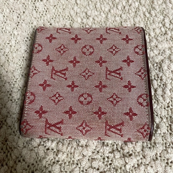 Authentic Louis Vuitton logo wallet monogram mini Lin - Picture 2 of 11
